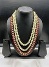 Red Colour Groom Mala Indian Sparkly ForFunctions And Wedding Wear Latest New Mala Collection SRM-012